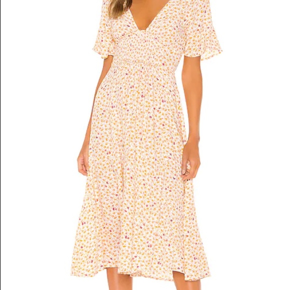 Yellow Free people dress